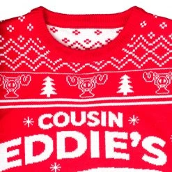 Costume Agent National Lampoon Christmas Vacation Red Eddies Ugly Christmas Sweater
