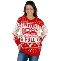 Ripple Junction Shitter's Full Ugly Christmas Sweater Sweaters & Sweatshirts