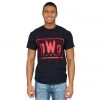 Artbox Men's Shirts New World Order Red Ink Black T-shirt