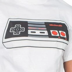 Freeze Nintendo Controller White Adult T-shirt Shirts / Tops