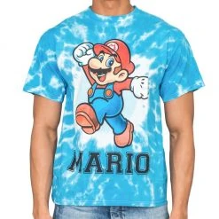 Freeze Nintendo Mario Cheer White Dyed T-shirt