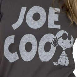 Junk Food Peanuts Joe Cool Snoopy Juniors T-Shirt