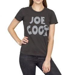 Junk Food Peanuts Joe Cool Snoopy Juniors T-Shirt