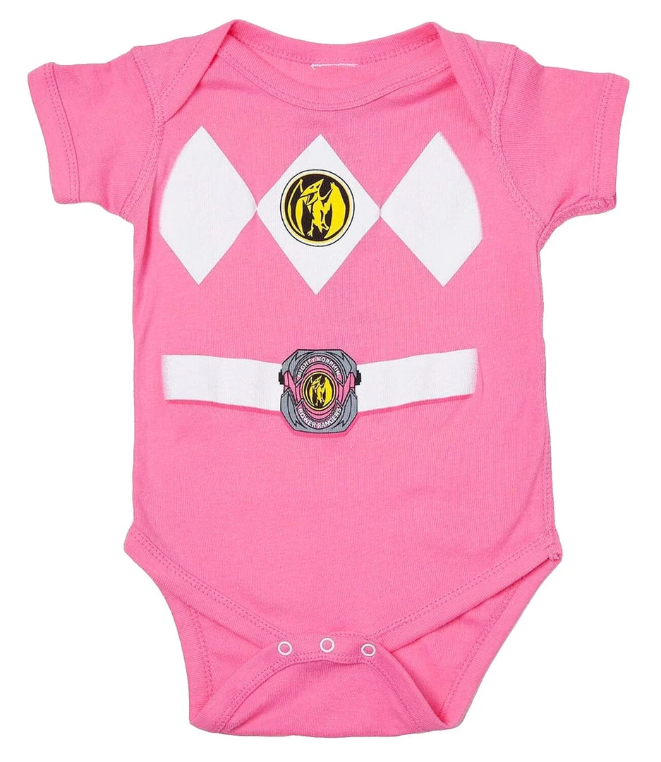 Mighty Fine Power Rangers Baby Ranger Costume Romper Infant Snapsuit 7 Mighty Fine Power Rangers Baby Ranger Costume Romper Infant Snapsuit