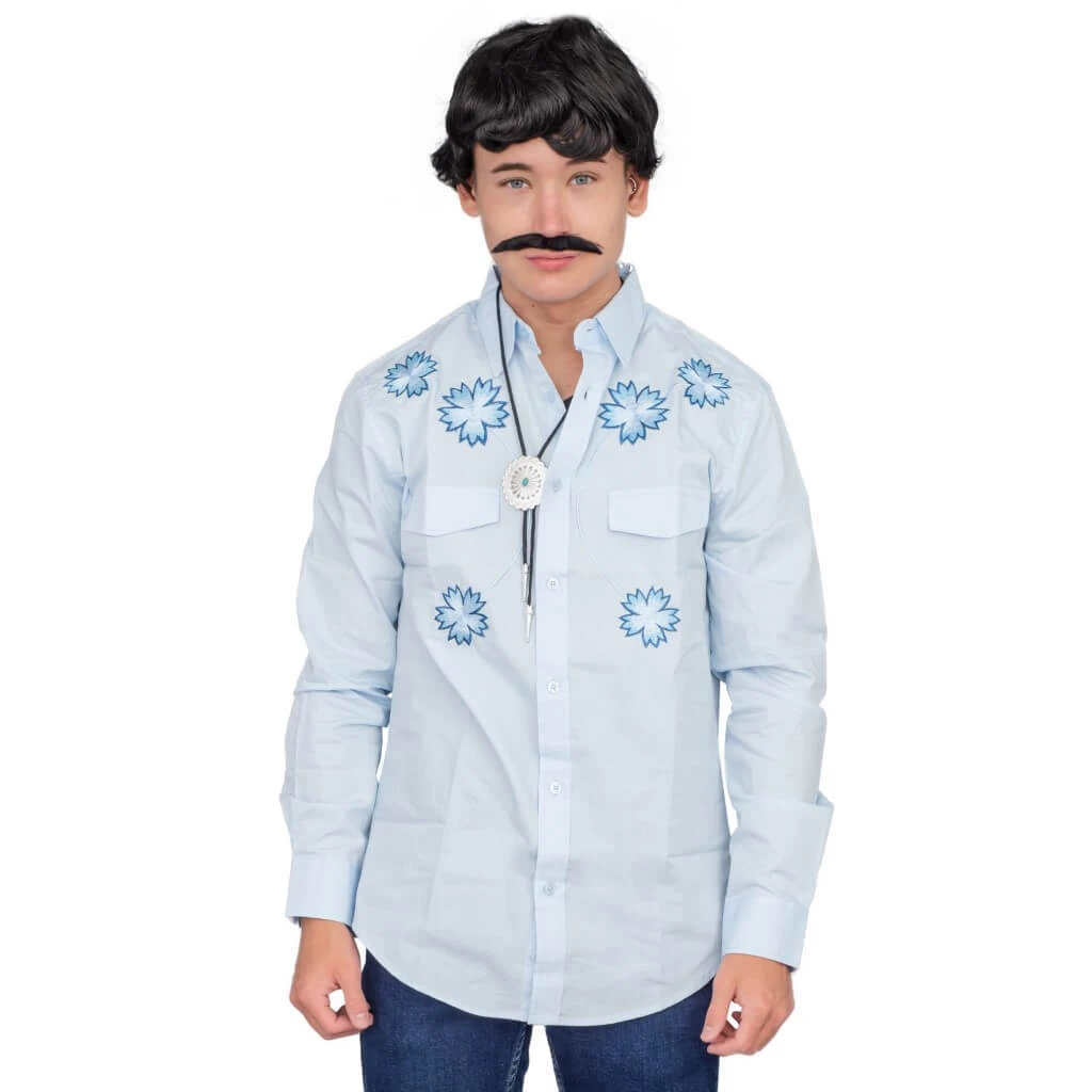 Costume Agent President Pedro Button Down Costume Shirt 4 Costume Agent President Pedro Button Down Costume Shirt