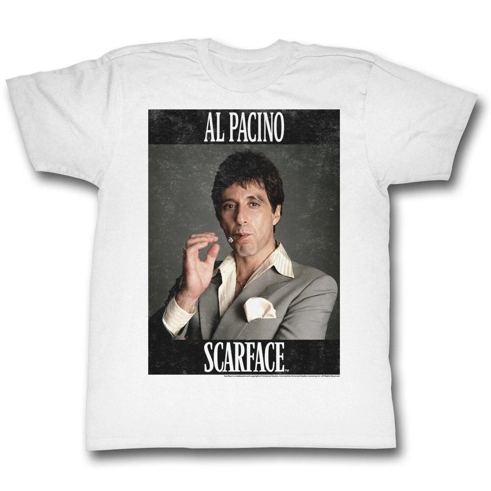 American Classics Scarface Al Pacino Smoking Cigar Framed T-Shirt 1 American Classics Scarface Al Pacino Smoking Cigar Framed T-Shirt
