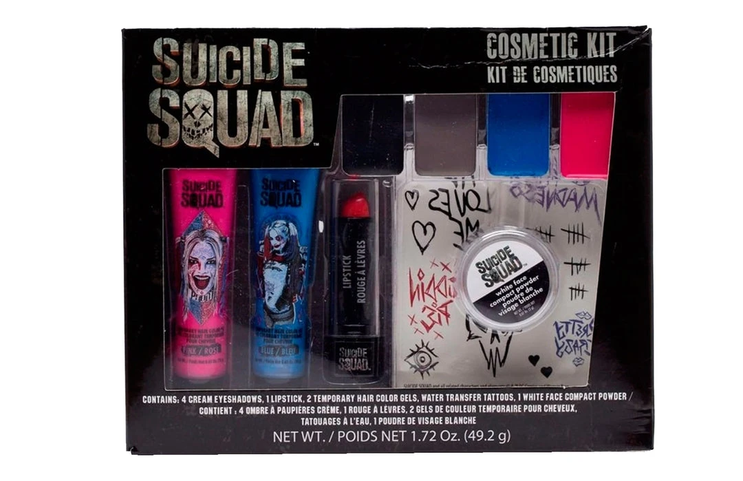 GBG Suicide Squad Harley Quinn Makeup Cosmetic Kit 1 GBG Suicide Squad Harley Quinn Makeup Cosmetic Kit