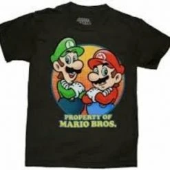 Triangle Knitting Mills Super Mario Bros. Mario And Luigi Boys T-Shirt