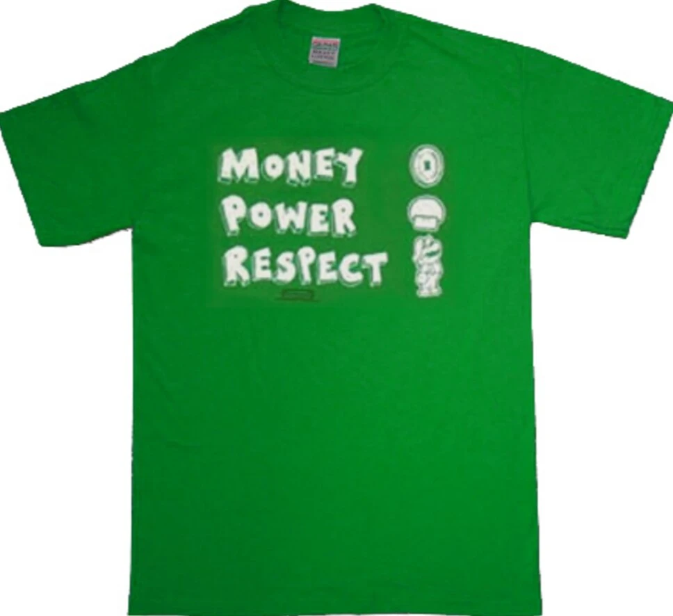 Fifth Sun Nintendo Money Power Respect T-Shirt GAMES