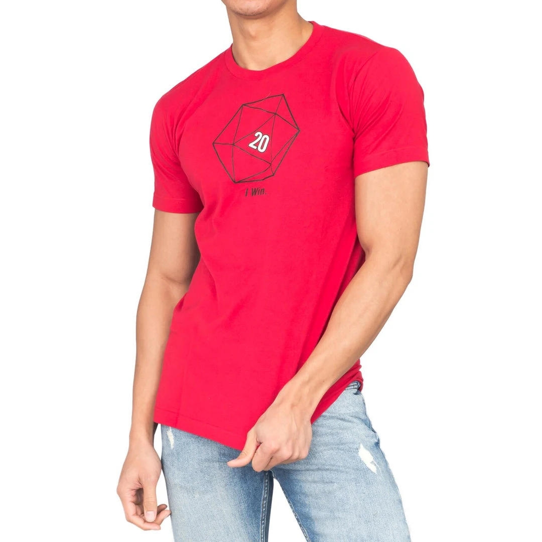 Art Box Shirts / Tops Sheldon Cooper 20 Sided Dice D20 Adult Red T-shirt 2 Art Box Shirts / Tops Sheldon Cooper 20 Sided Dice D20 Adult Red T-shirt