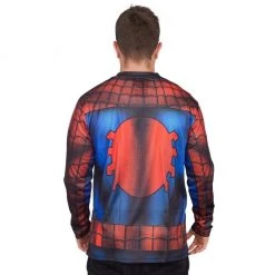 Mad Engine Spider-Man Sublimated Adult LONG SLEEVE Costume T-Shirt 5 Mad Engine Spider-Man Sublimated Adult LONG SLEEVE Costume T-Shirt