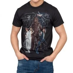 Hybrid Apparel Star Wars Chewie And The Gang T-shirt Shirts / Tops