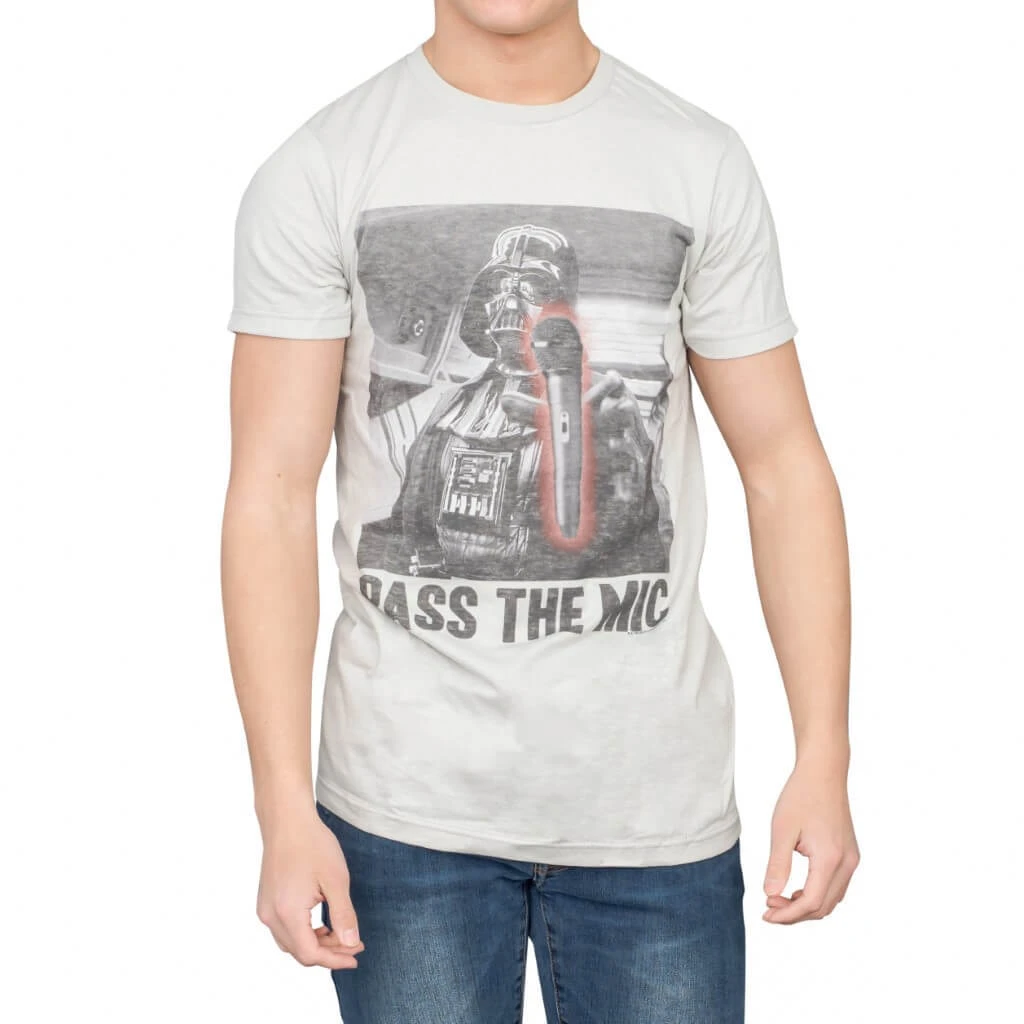 Junk Food Star Wars Darth Vader Pass The Mic T-Shirt 1 Junk Food Star Wars Darth Vader Pass The Mic T-Shirt