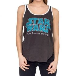 Junk Food Tank Tops Star Wars The Force Is Strong Tank Top