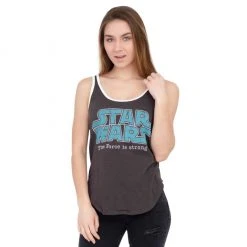 Junk Food Tank Tops Star Wars The Force Is Strong Tank Top