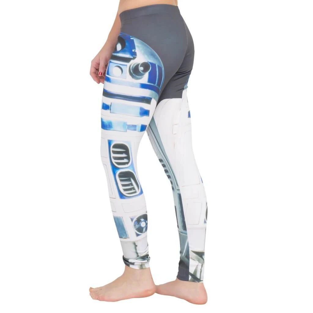 Mighty Fine Star Wars Double Artoos R2-D2 Leggings 2 Mighty Fine Star Wars Double Artoos R2-D2 Leggings