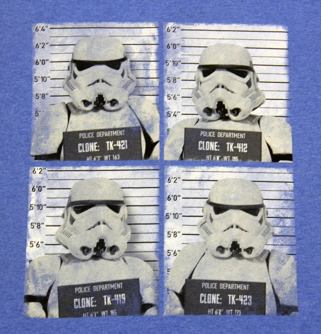 Hybrid Apparel Storm Trooper Line Up Mug Shots T-shirt