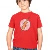 Trevco The Flash Lightning Bolt Faded Logo Youth T-shirt Youth Shirts