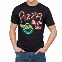 Mighty Fine TMNT Pizza Neon T-Shirt Tee Shirts / Tops
