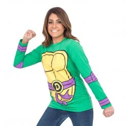 TVStoreOnline TMNT Long Sleeves Costume T-shirt & Eye Mask