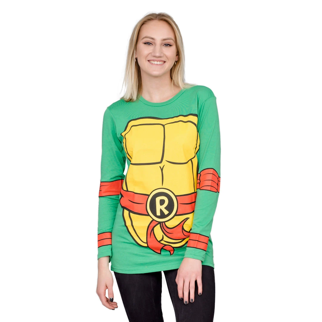 TVStoreOnline TMNT Long Sleeves Costume T-shirt & Eye Mask 2 TVStoreOnline TMNT Long Sleeves Costume T-shirt & Eye Mask