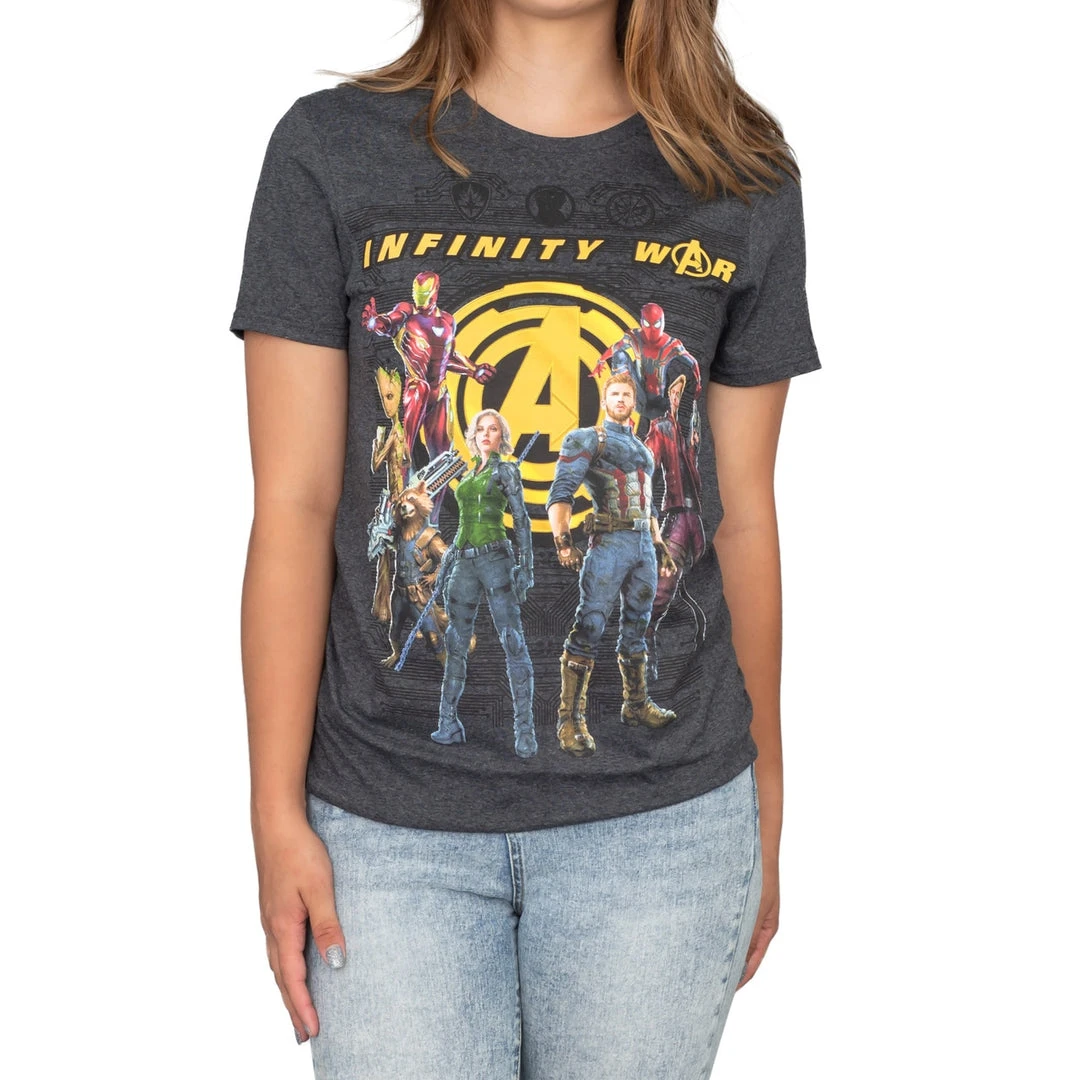 C-Life Group Shirts / Tops The Avengers Infinity War Group Shot Charcoal T-shirt 1 C-Life Group Shirts / Tops The Avengers Infinity War Group Shot Charcoal T-shirt