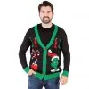 Junk Food Sweaters & Sweatshirts The Grinch Ugly Christmas Cardigan Sweater