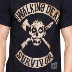 Changes The Walking Dead Survivor Skull T-Shirt Men's Shirts