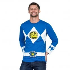 Mighty Fine Shirts / Tops The Power Rangers Long Sleeve Costume T-shirt And Gloves