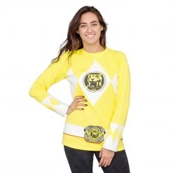Mighty Fine Shirts / Tops The Power Rangers Long Sleeve Costume T-shirt And Gloves