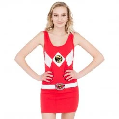 Mighty Fine The Power Rangers Sexy Tunic Tank Dresses Dresses / Leggings 9 Mighty Fine The Power Rangers Sexy Tunic Tank Dresses Dresses / Leggings
