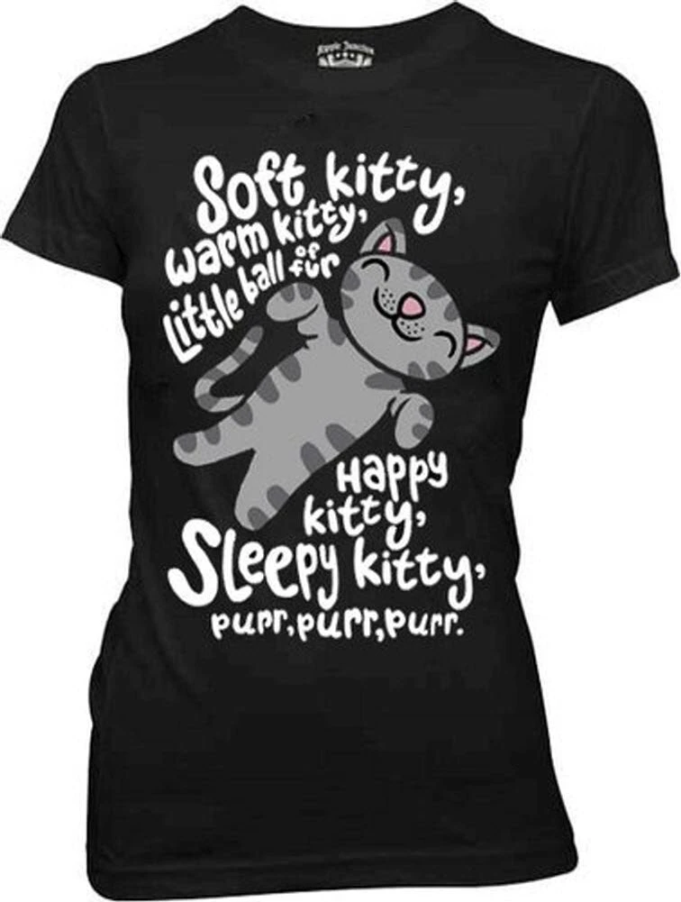 Ripple Junction Shirts / Tops Soft Kitty Warm Kitty Juniors T-Shirt 2 Ripple Junction Shirts / Tops Soft Kitty Warm Kitty Juniors T-Shirt