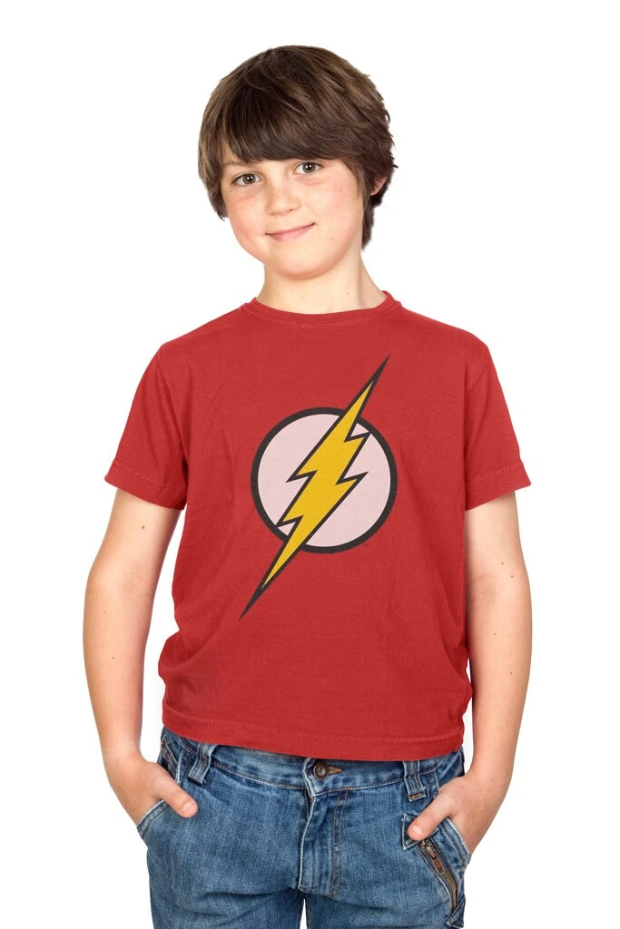 Mad Engine The Flash Lightning Bolt Logo Youth T-shirt 1 Mad Engine The Flash Lightning Bolt Logo Youth T-shirt