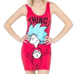 Mighty Fine Thing 1 Or Thing 2 Tunic Tank Dress
