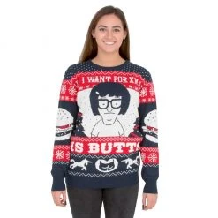 Ripple Junction Sweaters & Sweatshirts Tina All I Want For Xmas Is Butts Sweater