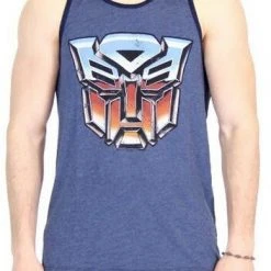 Red Tape Animation Transformers Vintage Distressed Autobots Logo Tank Top