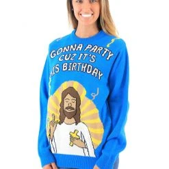 Costume Agent Gonna Party Cuz It's His Birthday Ugly Sweater Sweaters & Sweatshirts