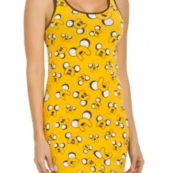 Underboss Jake All Over Print Mustard Sleep Tank