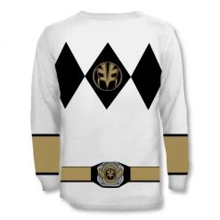 Mighty Fine Power Rangers Long Sleeve Costume T-Shirt