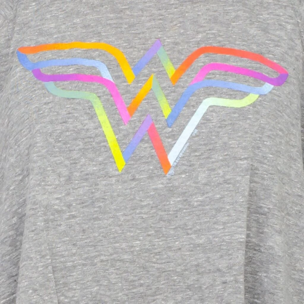 Junk Food Wonder Woman Rainbow Logo Long Sleeve T-Shirt Shirts / Tops 4 Junk Food Wonder Woman Rainbow Logo Long Sleeve T-Shirt Shirts / Tops