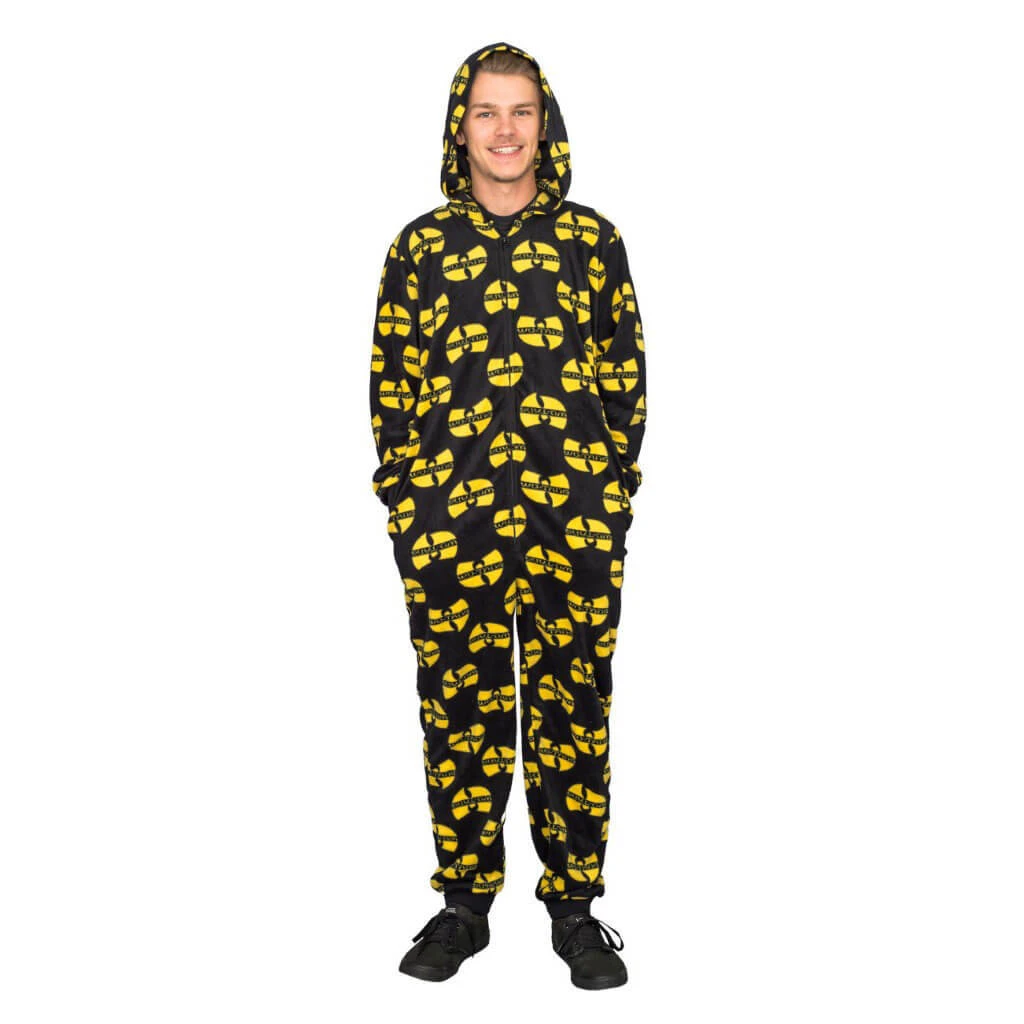 Underboss Wu-Tang Clan Logo Adult Pajama Union Suit 1 Underboss Wu-Tang Clan Logo Adult Pajama Union Suit