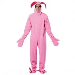 Vendor-unknown Classic Comedies A Christmas Story Bunny Suit Pajama Gag Costume