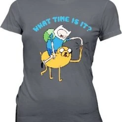 Adventure Time Shirts / Tops Jake And Finn What Time Is It Pound T-Shirt