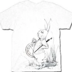 Life Clothing White Rabbit Clock Men's T-Shirt Shirts / Tops