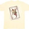 Trevco Batman Vintage Joker Card Cream T-shirt