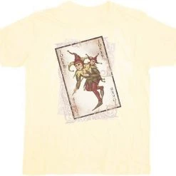 Trevco Batman Vintage Joker Card Cream T-shirt