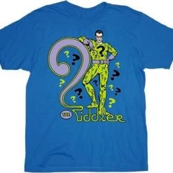 Trevco Batman The Riddler Blue T-shirt Shirts / Tops