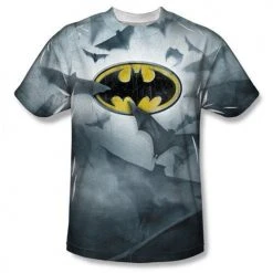 Trevco Shirts / Tops Batman Bat's Logo Sublimated T-Shirt