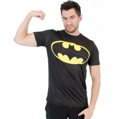 Kids Republic Batman Logo Men's Performance Athletic T-Shirt