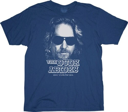 Ripple Junction Shirts / Tops Big Lebowski The Dude Abides T-shirt 1 Ripple Junction Shirts / Tops Big Lebowski The Dude Abides T-shirt